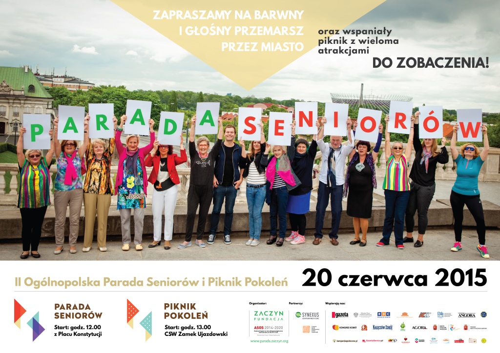 II Ogólnopolska Parada Seniorów przejdzie ulicami Warszawy już 20 czerwca