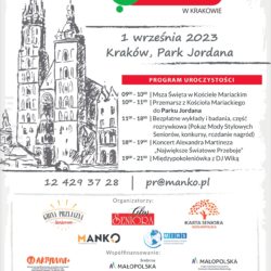 X Międzynarodowe Senioralia w Krakowie - 1. września 2023